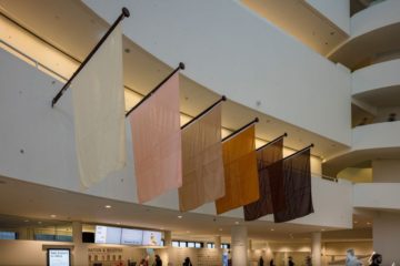 Hesselholdt & Mejlvang’s flag series Native, Exotic, Normal / State of Emergency (2017) was in the group show Cool, Calm and Collected at Aros Aarhus Art Museum