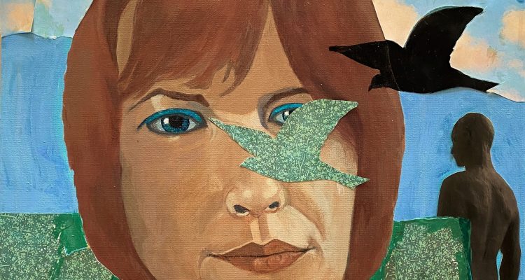 Ingeborg Bachmann, collage, b