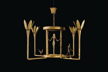 Lustre avec Femme, Homme et Oiseau (1948-52) by Alberto Giacometti. Sotheby's