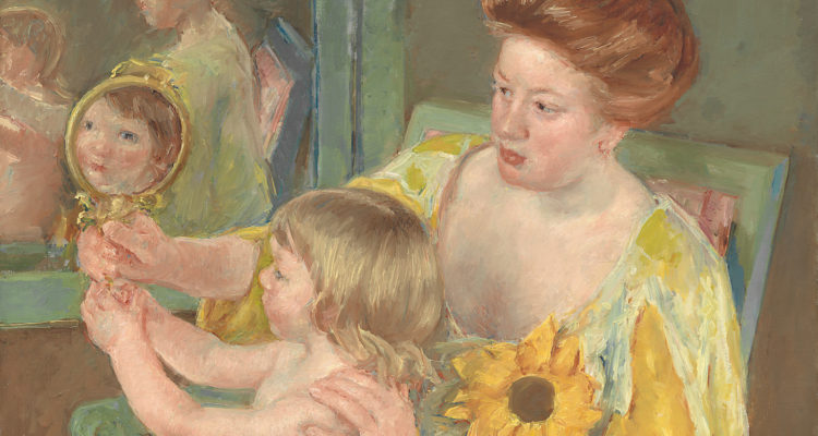 Mary Cassatt (American, 1844 - 1926), Mother and Child, c. 1905, oil on canvas, Chester Dale Collection 1963.10.98
