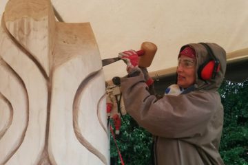 Helga at work Denmark 2018
