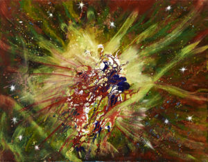 7.Big Bang, Mixed Medium on Cnvas 36''X46'', 2013, $8000-10000